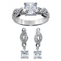 CZ Earring Ring