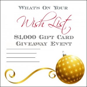 Wish List Giveaway