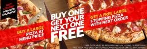 Pizza Hut Coupon! Buy 1 Large Pizza, Get Next One FREE ...